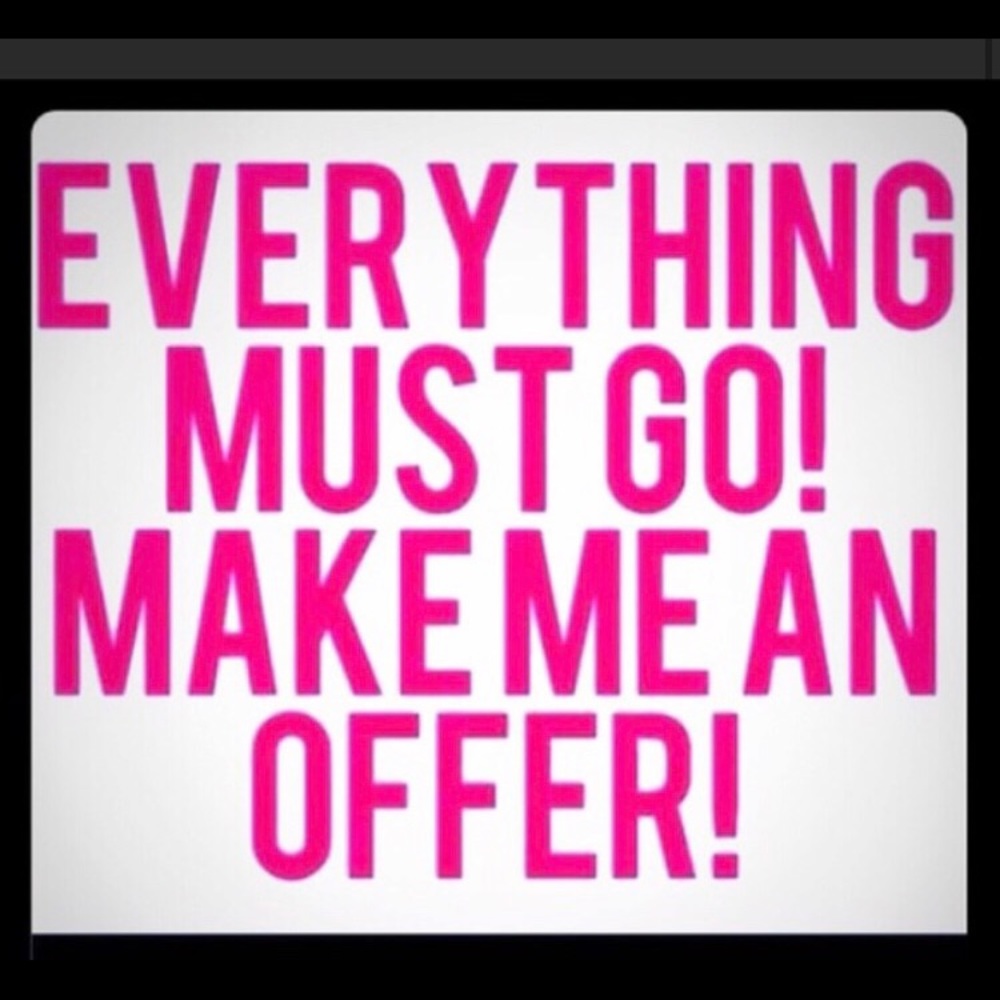 Everything must go